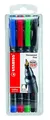 STABILO Folienstift OHPen universal permanent 4er Etui 0,7 mm F