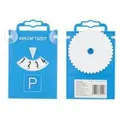 Unitec Multifunktions-Parkscheibe mit Sauger, blau (84511)