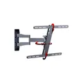 VCM Universal TV Wandhalterung 32-70 Zoll bis 30 kg um 20 Grad neigbar kippbar 90 Grad schwenkbar ausziehbar VESA bis max. 600x400 Halter Fernsehhalter mit Wasserwaage Fernseh Halterung WS100 Slim