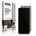 dipos I Sichtschutz-Folie matt kompatibel mit ASUS ROG Phone 6D Blickschutzfolie Display-Schutzfolie Privacy-Filter (Kleiner als das Glas, da Dieses gewölbt ist)