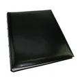 walther design Fotoalbum schwarz 30 x 37 cm Kunstleder mit erhabene Bünde, Classic FA-373-B