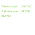 Walther Classic 30x37 80 S. Buch schwarz FA373B FA-373-B (4004122029259)