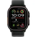 Watch Ultra 2, Smartwatch schwarz, 49 mm, Trail Loop schwarz S/M, Titangehäuse, Cellular