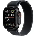 Apple Watch Ultra 2 Schwarz Titanium Trail Loop Schwarz S/M 2024 GPS + Cellular 49mm