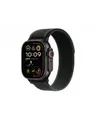 Apple Watch Ultra 2 49 mm Black Titanium intelligente Uhr mit Trail Loop Nylongewebe schwarz Bandgröße: S/M 64 GB LTE Wi-Fi 4 UWB Bluetooth 4G 61.8 g (MX4U3DH/A)