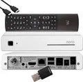 VU+ Plus Zero Linux Full HD Sat Receiver - Weiss + 300 Mbits Wifi Stick