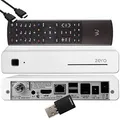 VU+ Zero HW Version 2-1x DVB-S2 Full-HD Sat Tuner E2 Linux Receiver, YouTube, Satellit Receiver mit Aufnahmefunktion, Kartenleser, Media Player, EasyMouse HDMI-Kabel & 300 Mbits WiFi Stick, weiß