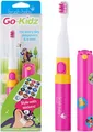 BRUSH-BABY | Schallzahnbürste GoKidz - Rosa - für Kinder - sanfte Reinigung und Spaß