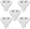 Linkind GU5.3 MR16 LED 5W Lampe 12V 50 Watt ersetzt 2700K Warmweiß 5 Stück