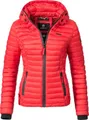 Marikoo Steppjacke Samtpfote ultraleichte Übergangsjacke mit Kapuze