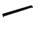 TecLines TKB005 Tisch Kabeldurchlass einseitige Bürstendichtung 400mm, schwarz (Kabeldurchlass, 40 cm) (TKB005)