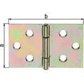 GAH Alberts Scharnier breit 60 mm verzinkt (34649 2)