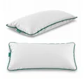KNERST Kopfkissen Fitform Technologie - Premium-Schlafkissen für Komfort und Qualität, Füllung: FitForm Technologie – 100% Polyester, ergonomisches Schlafkissen ideal für jede Schlafposition, Kissen mit eleganter, grüner Biese
