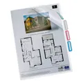 5 DURABLE Organisationshüllen DIN A4 transparent genarbt 0,16 mm