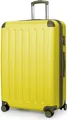 HAUPTSTADTKOFFER  Spree - Großer Koffer erweiterbar XL Trolley Aufgabegepäck Rollkoffer Check-In Reisekoffer 4  Doppel-Rollen, TSA, 75 cm, 119 L,Lemon