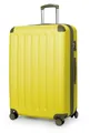 HAUPTSTADTKOFFER Spree - Großer Hartschalen-Koffer, TSA, 4 Doppel-Rollen, Trolley, Rollkoffer, Reisekoffer, Volumenerweiterung, 75 cm, 119 Liter, Lemon
