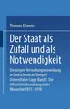 Thomas Ellwein | Der Staat als Zufall und als Notwendigkeit | Taschenbuch (1993)