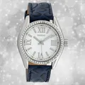 Oozoo Damen Armbanduhr Timepieces Analog Leder dunkelblau UOC10223