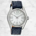 Oozoo Damen Armbanduhr Timepieces Analog Leder dunkelblau UOC10223