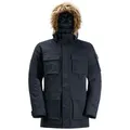 JACK WOLFSKIN Glacier Canyon Parka - Wintermantel, Größe:XXL, Farbe:night blue - Schwarz - XXL
