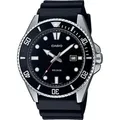 Casio Herrenuhr Armbanduhr MDV-107-1A1VEF - Schwarz/Schwarz