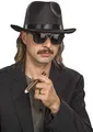 Udo Haarteil lange braune Haare auf einem Gummiband Rocker Sänger Star