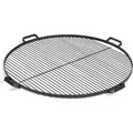 CookKing Grillrost Stahl Inkl. 4 Griffen für Feuerschalen Ø 80 cm Schwarz