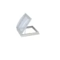VELUX Flachdach-Ausstiegsfenster manuell zu öffnen CXP 100100 0473Q öffn.Kunstst. Isolierglas 100x100