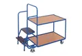 CORDES Transportroller VARIOfit Kommissionierwagen mit 2 Ladeflächen niedrig