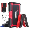 GOOLOO GP2000 Auto Starthilfe Powerbank, 2000A Spitze Starthilfe, Supersafe 12V Booster Auto Starthilfe, Tragbare Auto Starthilfe mid Intelligentes Starthilfekabel, für 8.0L Benzin und 6.0L Diesel