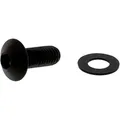 Linsenschraube JMP Edelstahl A4 schwarz