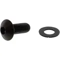 Linsenschraube JMP M8x1,25mm 20mm Edelstahl V4A schwarz