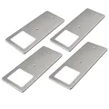 kalb | LED Unterbauleuchten silber 5W- sehr flache Küchenleuchte, Auswahl:4er Set neutralweiss