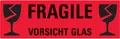 AVERY Zweckform Hinweisetikett 'Vorsicht Glas', 119 x 38 mm