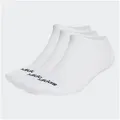 adidas Sportswear Sportsocken THIN LINEAR LOWCUT SOCKEN, 3 PAAR (3-Paar) weiß M (40/42)