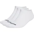 adidas Thin Linear Low Cut Socks 3 Pair Pack white-black (001A) M