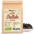 Medjool Datteln getrocknet 500g | saftig und weich | süßer, karamellähnlicher Geschmack | getrocknete Medjooldatteln | Königsdattel | ideal als Dessert oder Snack für zwischendurch | vom Achterhof