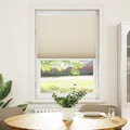 Plissee-Rollo, cremefarben (90 x 125 cm).