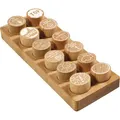 Colop Motivstempel Woodies Holzstempel Set, Ø 3 cm, 12-teilig, Motivation