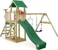 Spielturm Wickey MultiFlyer Light mit Schaukel und Rutsche in Grün
