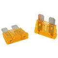 5 Stk. SeKi Standard ATO Flachstecksicherung 5A hellbraun; Auto Sicherung 19mm Flachsicherung 32V/DC Boot Wohnwagen