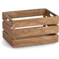 Zeller Holzkiste 15166 Aufbewahrungskiste, Holz, braun, 35 x 25 x 20,5cm, Vintage
