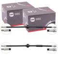 2x A.B.S. BREMSSCHLÄUCHE HINTEN passend für ALFA ROMEO 164
