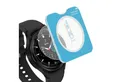 kwmobile Displayschutzfolie 2x Schutzglas für Samsung Galaxy Watch 4 Classic (46mm) Glas Folie, 2 Stück, Smartwatch Displayschutz für Fitness Tracker Transparent