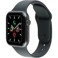 Apple Watch Series 6 44 mm Aluminiumgehäuse space grau am Sportarmband schwarz [Wi-Fi]