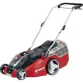Einhell GE-CM 43 Li M Kit Akku Rasenmäher inkl. 2. Akku, Höhenverstellbarer Griff mit Klappfunktion, Mulchfunktion 18 V Schnittbreite (max.) 43 c
