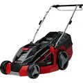 Einhell Akkurasenmäher GE-CM 43 Li M Kit (2x4,0Ah), 43 cm Schnittbreite, (Set), mit Mulchkeil, 2 Akkus 18V/4Ah und 2 Ladegeräten rot