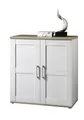 ROMANCE Kommode in Sibiu Lärche / Eiche San Remo Optik - Landhausstil Schrank mit viel Stauraum für Ihren Wohnbereich - 93 x 100 x 45 cm (B/H/T)