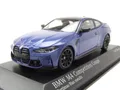 BMW M4 2020 blau metallic Modellauto 1:43 Minichamps