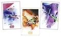 Nifty Star Wars Poster -Episode IV - VI - 3er Set Raumschiffe - Krieg der Sterne (91,5 x 61 cm)